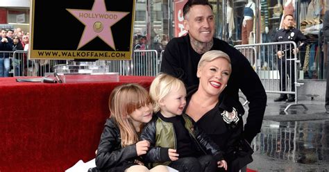 Pink Celebrates Star on Hollywood Walk of Fame With Family