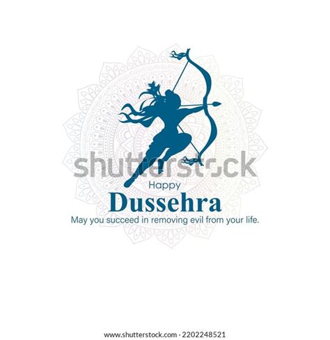 Vector Illustration Happy Dussehra Greeting Stock Vector (Royalty Free) 2202248521 | Shutterstock