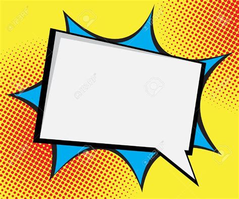 Speech Bubble Pop Art,comic Book Background Vector Illustration ...