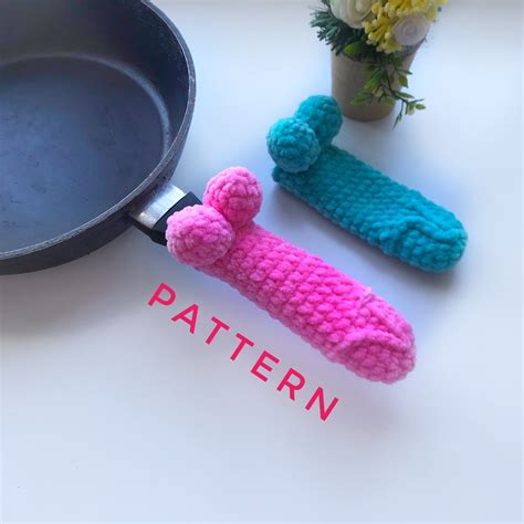 Pattern Crochet Penis pot or pan handle cover PDF file and | Etsy