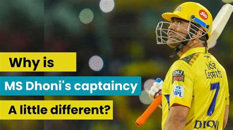 Why is MS Dhoni's captaincy a little different? Before IPL 2024, fellow ...