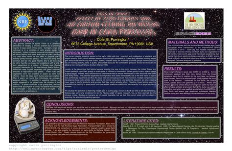 Example of bad conference poster - Colin Purrington