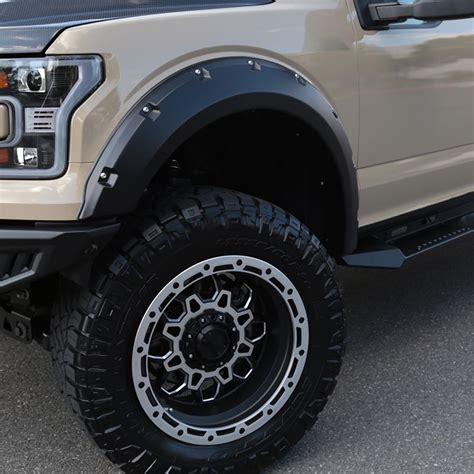 2015-2019 Ford F-150 Matte Black Fender Flares - FDF-F15015A-PK-MP