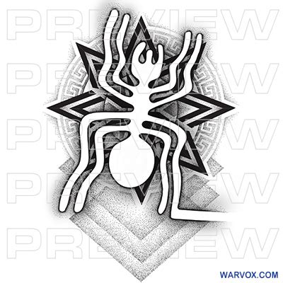 Spider Nazca Lines Tattoo Design - ₪ AZTEC TATTOOS ₪ Warvox Aztec Mayan Inca Tattoo Designs