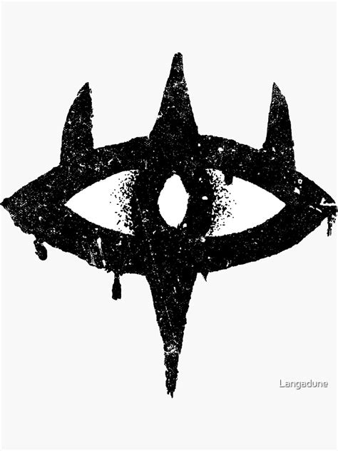 "Eye of Sauron" Sticker for Sale by Langadune | Redbubble