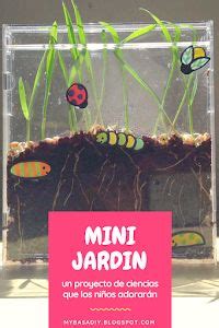 PROYECTO DE CIENCIA PARA NIÑOS MINI JARDIN SIEMBRA SEMILLAS Easy Crafts For Kids, Science ...