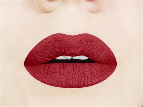 Power Red Matte Liquid Lipstick Red Lipstick Maroon Vegan Cruelty-free ...