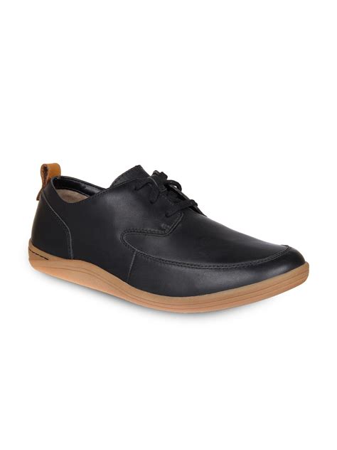 Buy Clarks Men Black Leather Sneakers - Casual Shoes for Men 7453472 ...