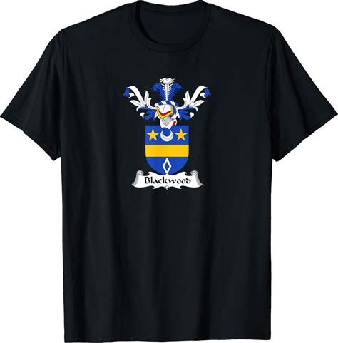 Amazon.com: Blackwood Coat of Arms - Family Crest T-Shirt : Clothing, Shoes & Jewelry