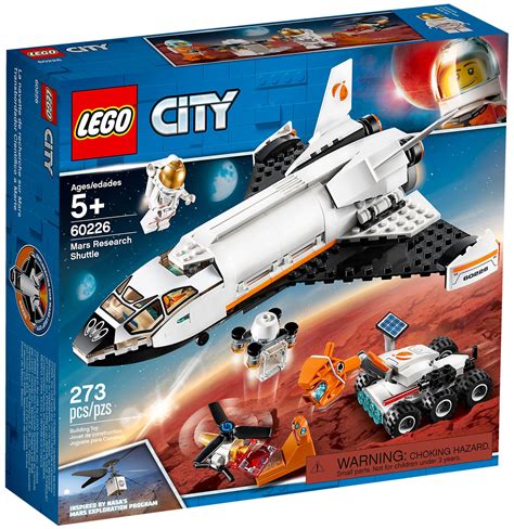 LEGO City 60226 pas cher, La navette spatiale | Lego city space, Lego ...