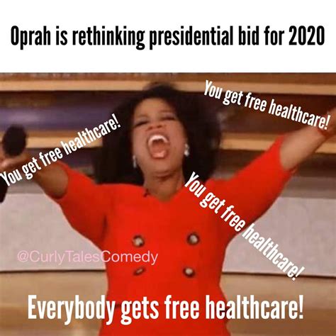 Oprahs thinking of running for president 2020 : memes