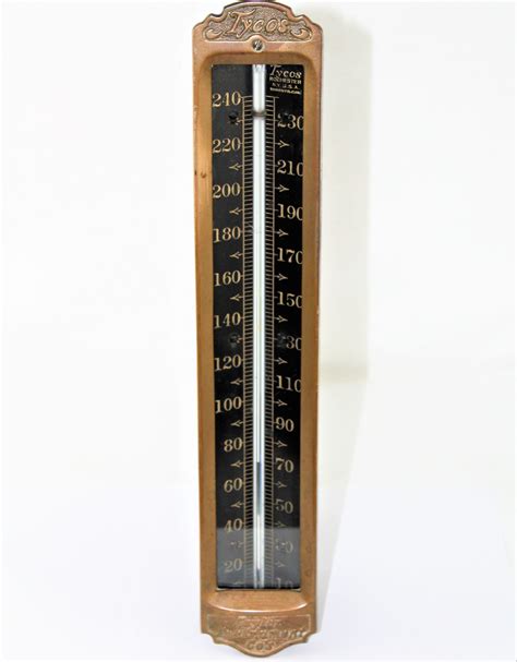 Antique Brass Thermometer / Taylor Instruments / Steam Boiler Thermometer / Industrial Decor