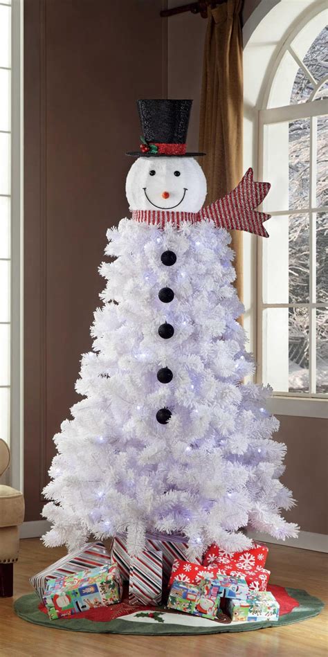 Snowman Christmas Trees | POPSUGAR Family