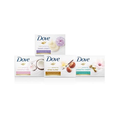 Dove Beauty Dove Purely Pampering Coconut Milk Beauty Bar Soap 8 ct, 3.75 oz | Shipt