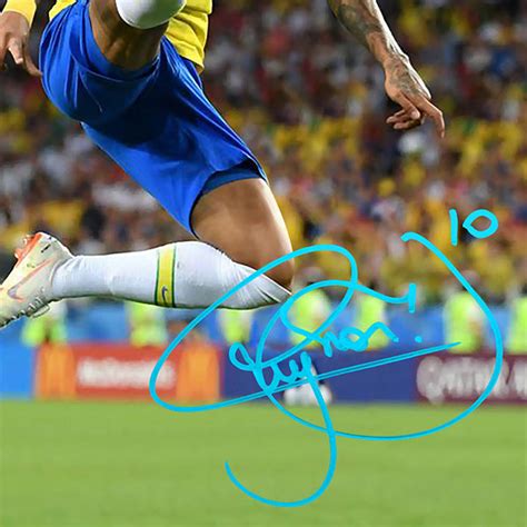 Neymar - Brazil Limited Signature Edition Studio Licensed Photo Custom - RARE-T