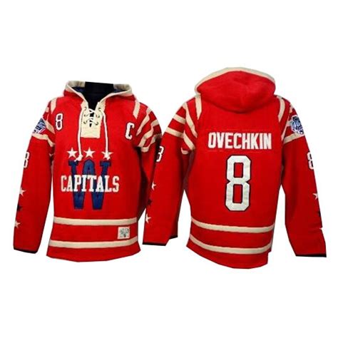 Old Time Hockey Washington Capitals 8 Men's Alex Ovechkin Authentic Red 2015 Winter Classic ...