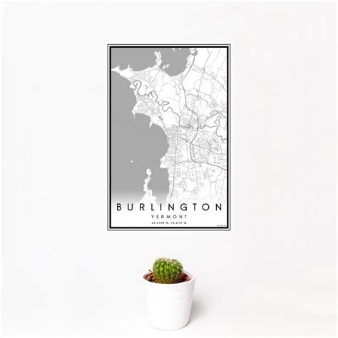 Burlington - Vermont Map Print in Classic — JACE Maps