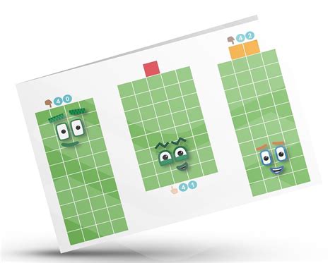 Numberblocks Face Stickers 40-49 Sofort Download PDF / PNG - Etsy.de