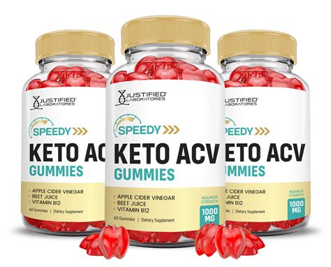 Speedy Keto ACV Gummies 1000MG – Justified Laboratories