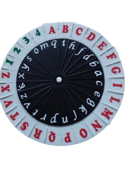 Decoder / Alberti Cipher Disk by DoctorTesla | Download free STL model | Printables.com