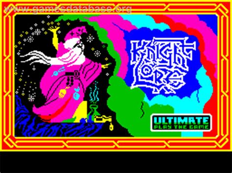 Knight Lore - Sinclair ZX Spectrum - Games Database