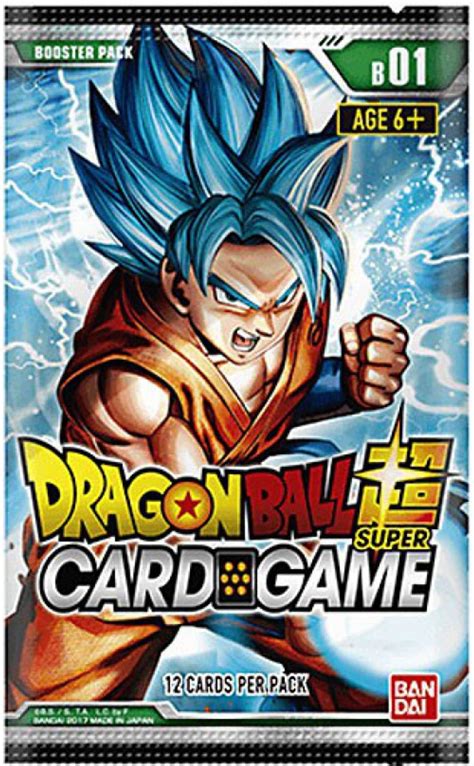 Dragon Ball Super Collectible Card Game Series 1 Galactic Battle Booster Pack DBS-B01 Bandai ...