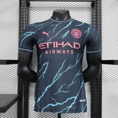 Manchester City 2023 Away Men Authentic Jersey - Zorrojersey ...