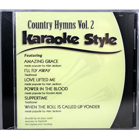 Country Hymns Volume 2 Christian Karaoke Style NEW CD+G Daywind 6 Songs ...