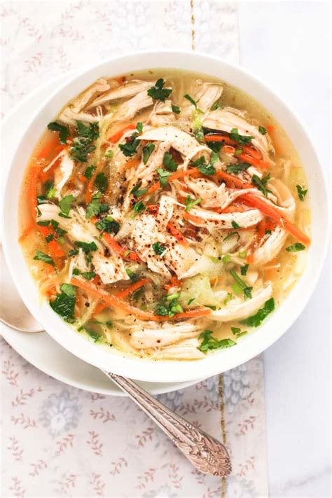 Chicken Cilantro Soup with ginger and jalapeno - Ministry of Curry