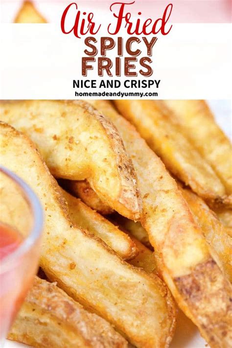 Crispy Spicy Fries | Homemade & Yummy