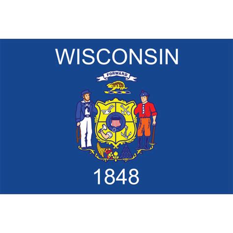 Wisconsin State Flag | Volunteer Flag Company