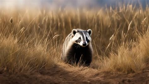 What is the habitat of the American badger?