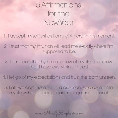 Here are Five Affirmations for the new year. Cheers to 2015! May it ...