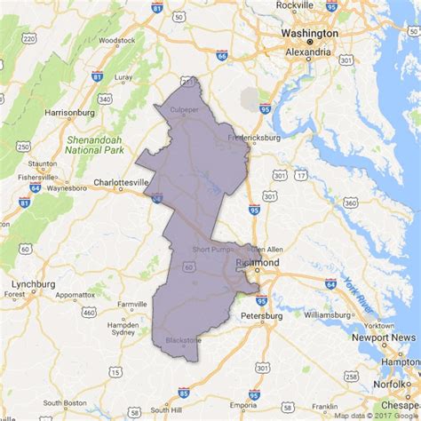 Virginia 7th District Map | Virginia Map