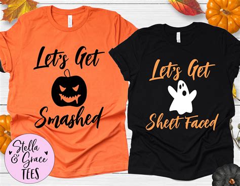 Funny Couples Halloween Shirts Matching Couples Halloween | Etsy