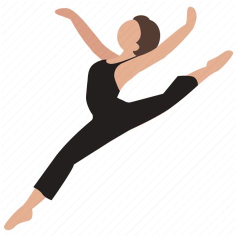 Ballet, dance, dancer, jazz, jump, leap, modern icon - Download on Iconfinder