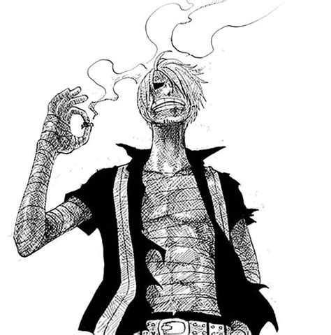 sanji smoke Memes - Imgflip