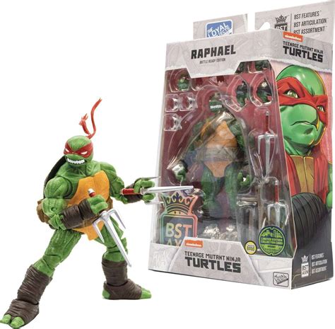 Walmart Exclusive: TMNT BST AXN IDW Raphael Action Figure - Comic Inspired, Includes Accessories ...