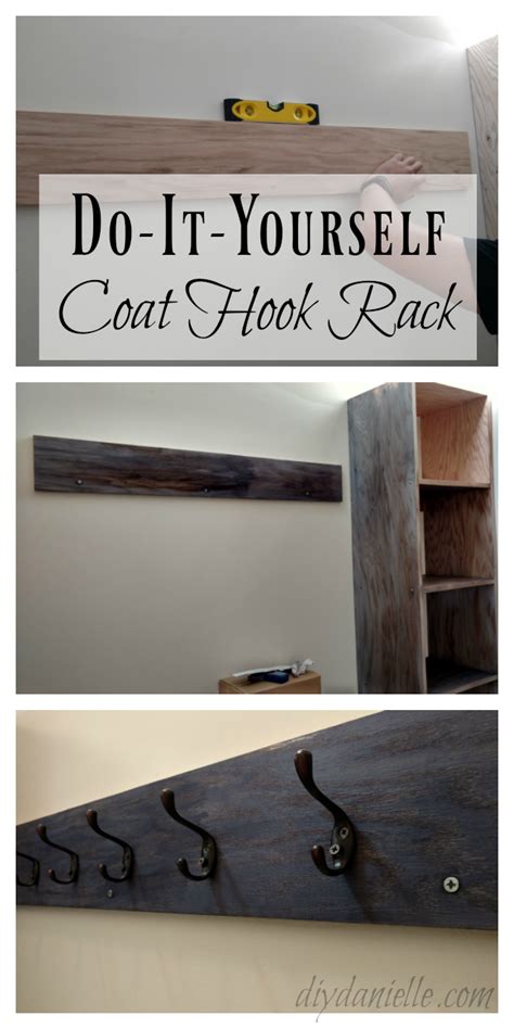 DIY Wall Mounted Coat Racks | DIY Danielle