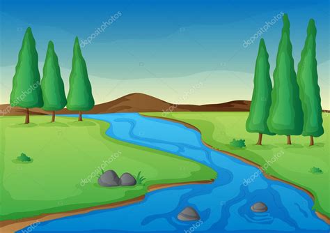 River — Stock Vector © interactimages #13324001