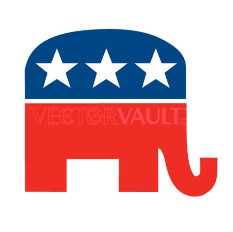 Buy vector republican party logo graphic royalty-free vectors