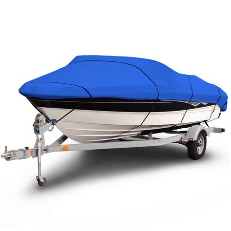 Budge 1200 Denier V-Hull Boat Cover, Waterproof, Premium Outdoor Protection for V-Hull Boats ...