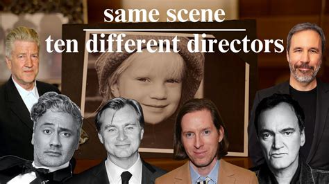 Same Scene Done In 10 Different Directors' Styles - YouTube