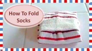 This Sock-Folding Technique Is Basically Life-Changing | Folding socks, Fold, Home organisation tips