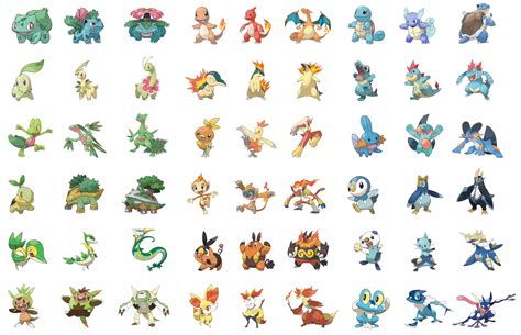 the pokemon characters are all different sizes and colors, but there is no image to describe