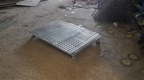 Foldable Wire Mesh Pallet at best price in Faridabad by SGS Fabrication ...