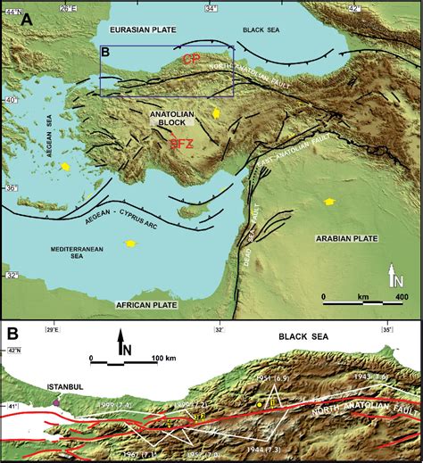 Figure 1 from Reactivation history of the North Anatolian fault zone ...