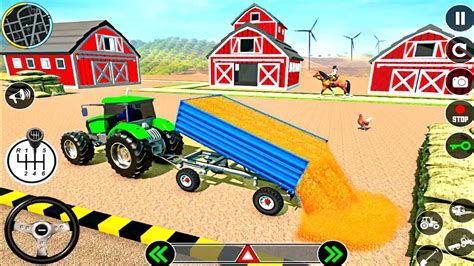 Tractor Farming: Tractor Games || Village Challenge Road Driving || Best Android Gameplay 2023 ...