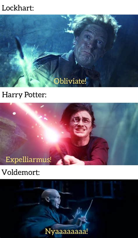 Favourite spells of Harry Potter characters : r/memes