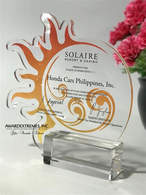 Acrylic Glass Plaque Awards and Medals Ph - AWARDEXTREMES, INC.